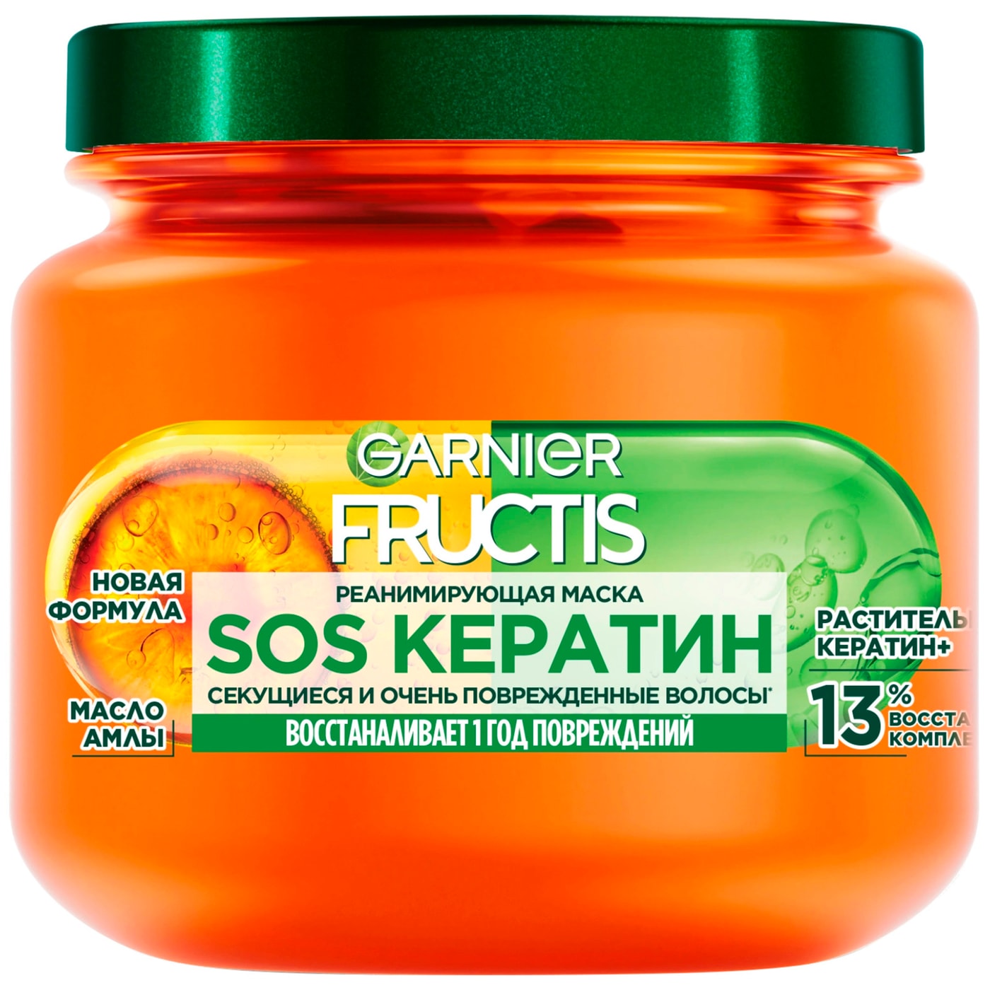 Изображение товара Маска для волос Garnier Fructis Sos с кератином 320мл