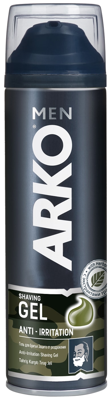Изображение товара Гель для бритья Arko Men Anti-Irritation 200мл для чувствительной кожи