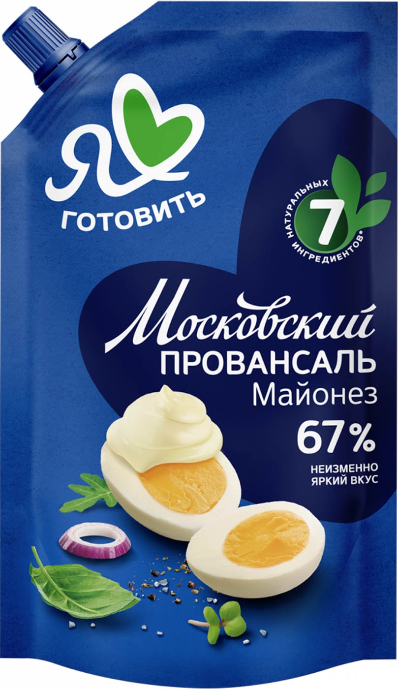 Изображение товара Майонез Я люблю готовить Московский Провансаль 67% 390мл