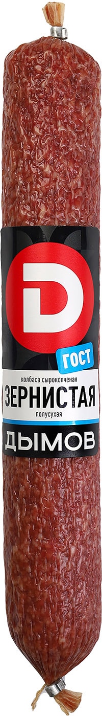 Изображение товара Колбаса Дымов Зернистая сырокопченая полусухая 0.2-0.4кг