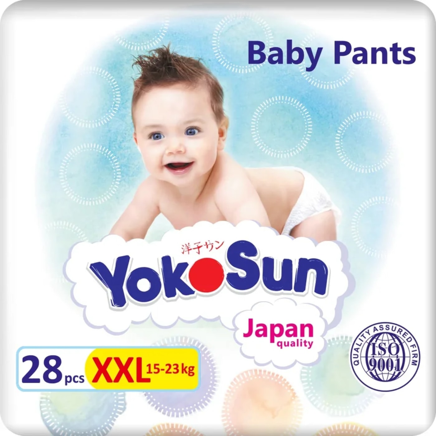 Изображение товара Подгузники-трусики YokoSun XXL 15-23 кг, 28 шт. безопасные и гипоаллергенные