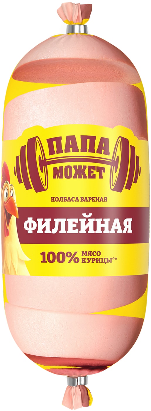 Изображение товара Колбаса Папа может Филейная вареная 500г