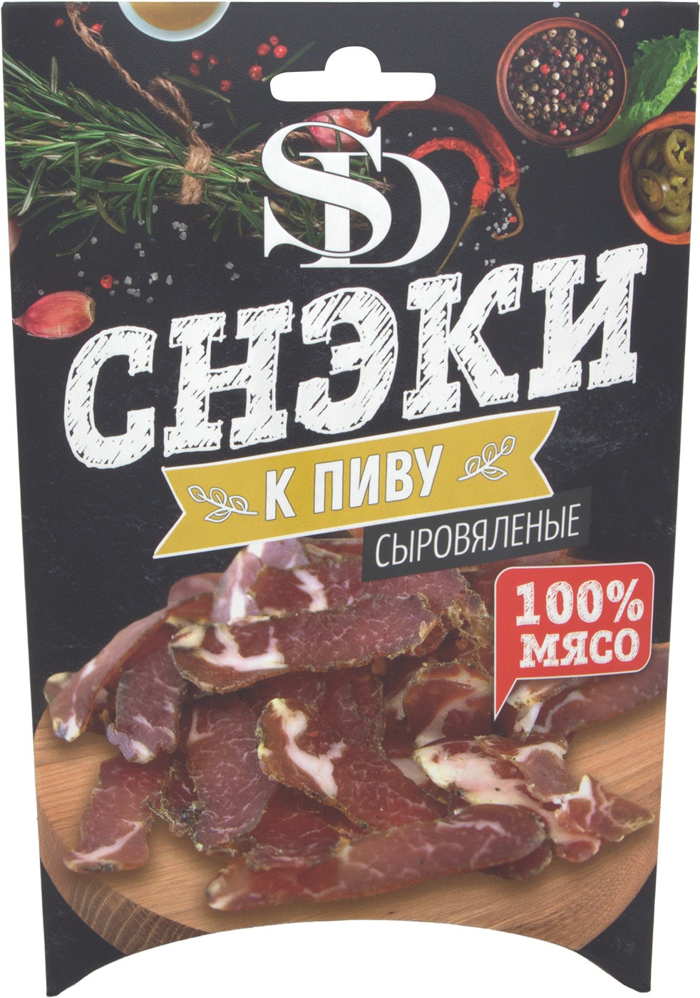 Изображение товара Сыровяленые снеки из свинины 30 г Сытный Дом