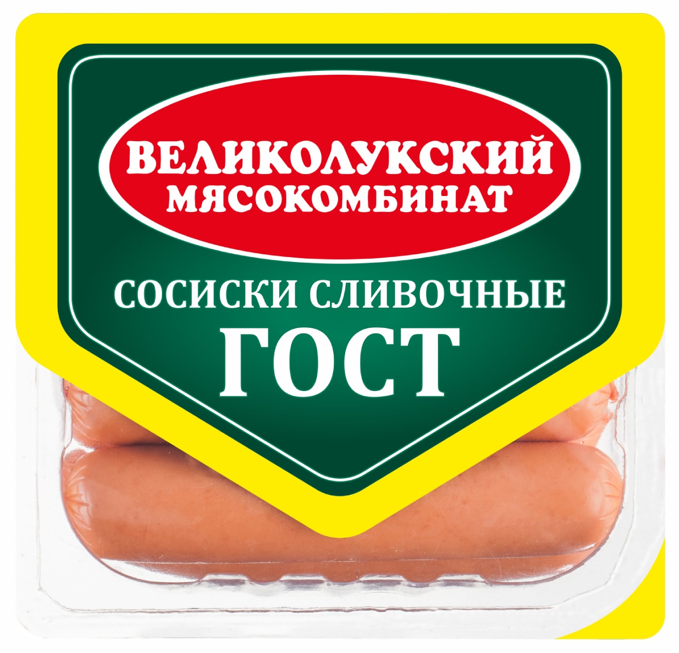 Изображение товара Сосиски Великолукский МК Сливочные 330г