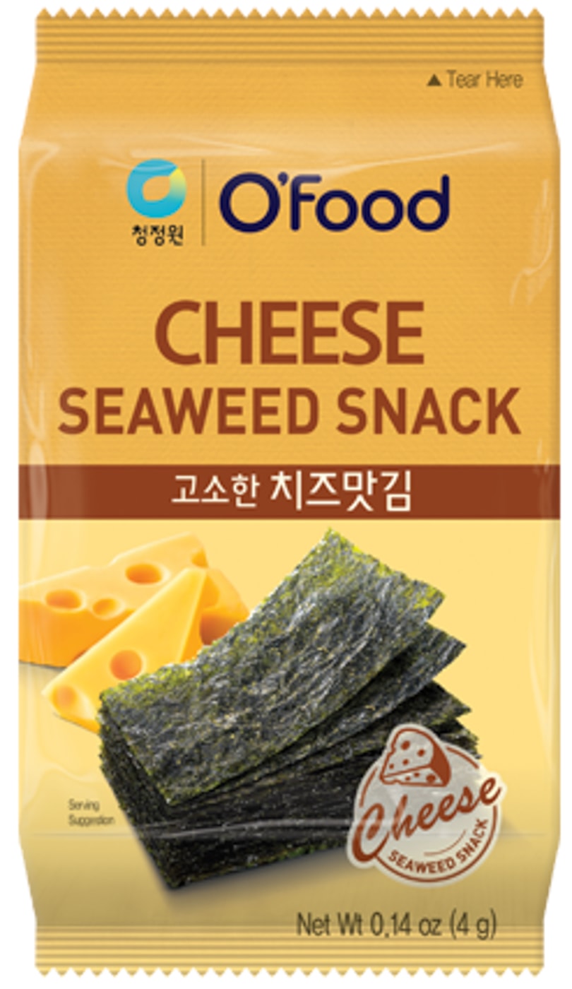 Изображение товара Морская капуста OFood сушеная с сыром Чеддер 4 г - вкусный и полезный снек
