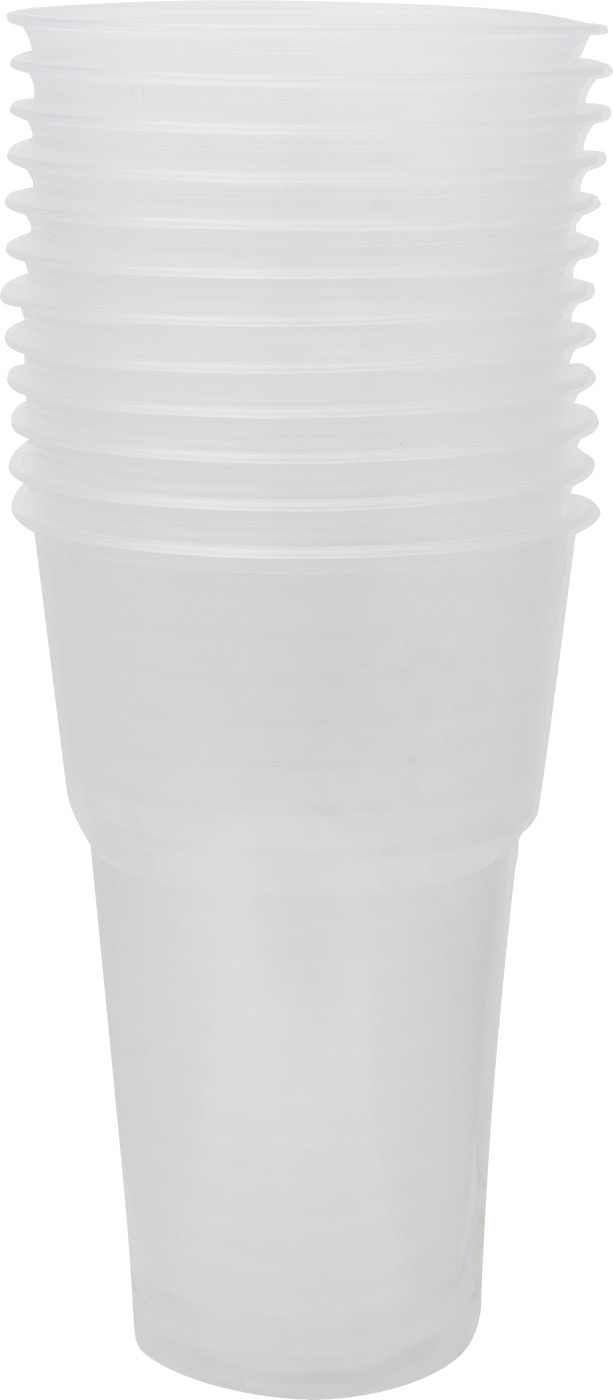 Изображение товара Стаканы одноразовые ПРОСТО прозрачные 12 шт 500 мл