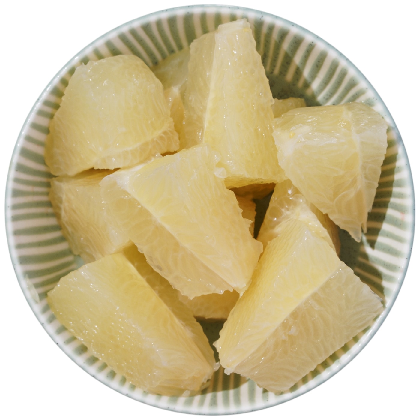 Изображение товара Помело Оранжевая дольки 120г свежий нарезанный фрукт для здоровья