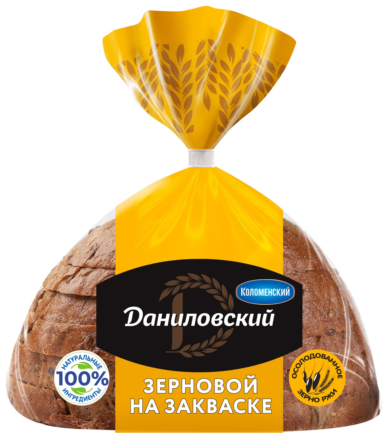 Изображение товара Даниловский зерновой хлеб 300 г натуральный и ароматный