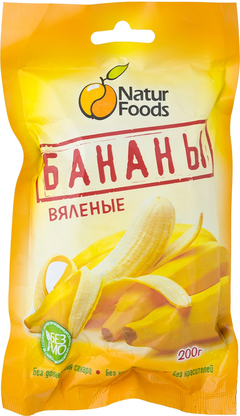 Изображение товара Бананы Naturfoods вяленые 200г