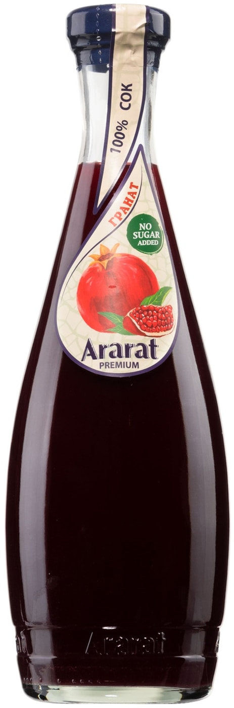 Изображение товара Натуральный гранатовый сок Ararat Premium 750 мл - без сахара и искусственных добавок