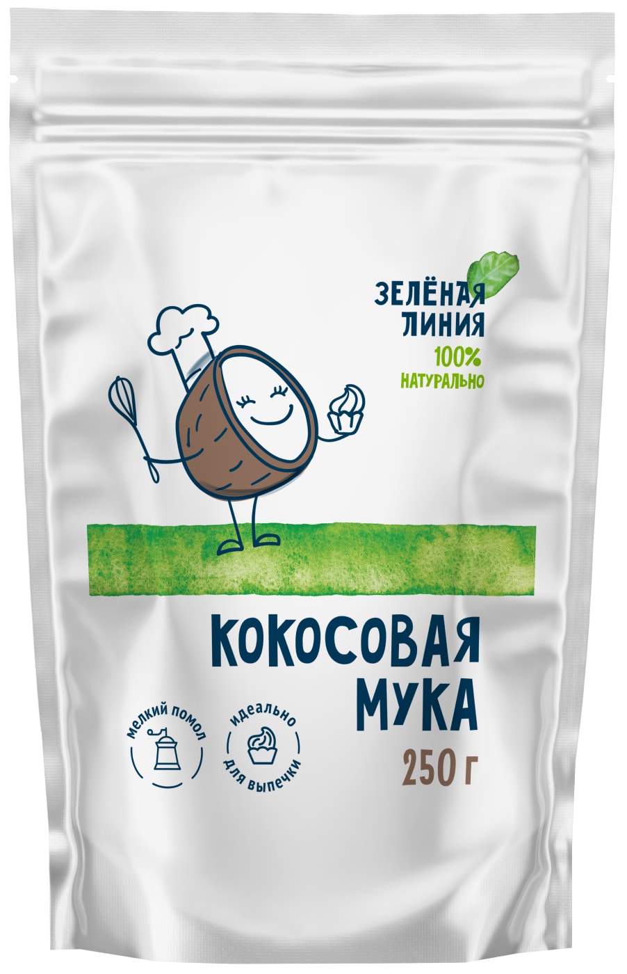 Изображение товара Мука Зеленая Линия Кокосовая 250г