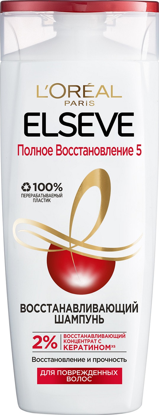Изображение товара Шампунь для волос Loreal Paris Elseve Полное Восстановление 5 для поврежденных волос 400мл