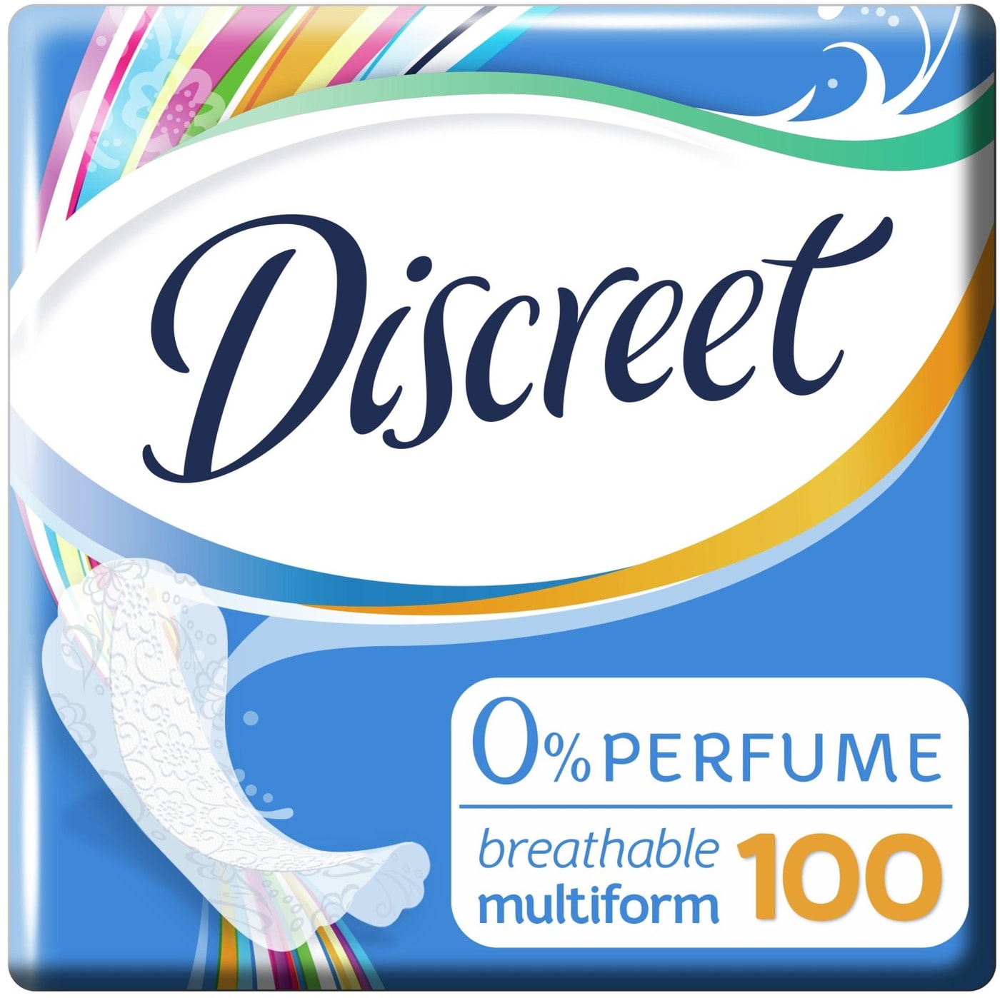 Изображение товара Прокладки Discreet Air Multiform ежедневные 100шт легкой впитываемости