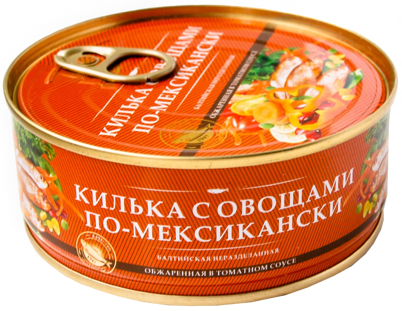 Изображение товара Килька За Родину с овощами по-мексикански 240г