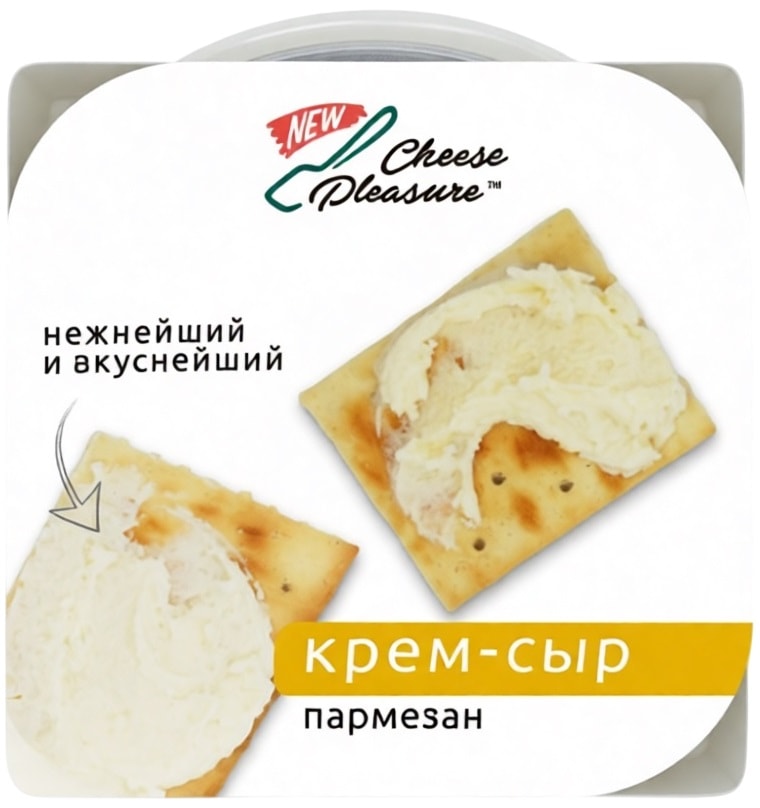 Изображение товара Крем-сыр Cheese Pleasure Пармезан 55% 100г