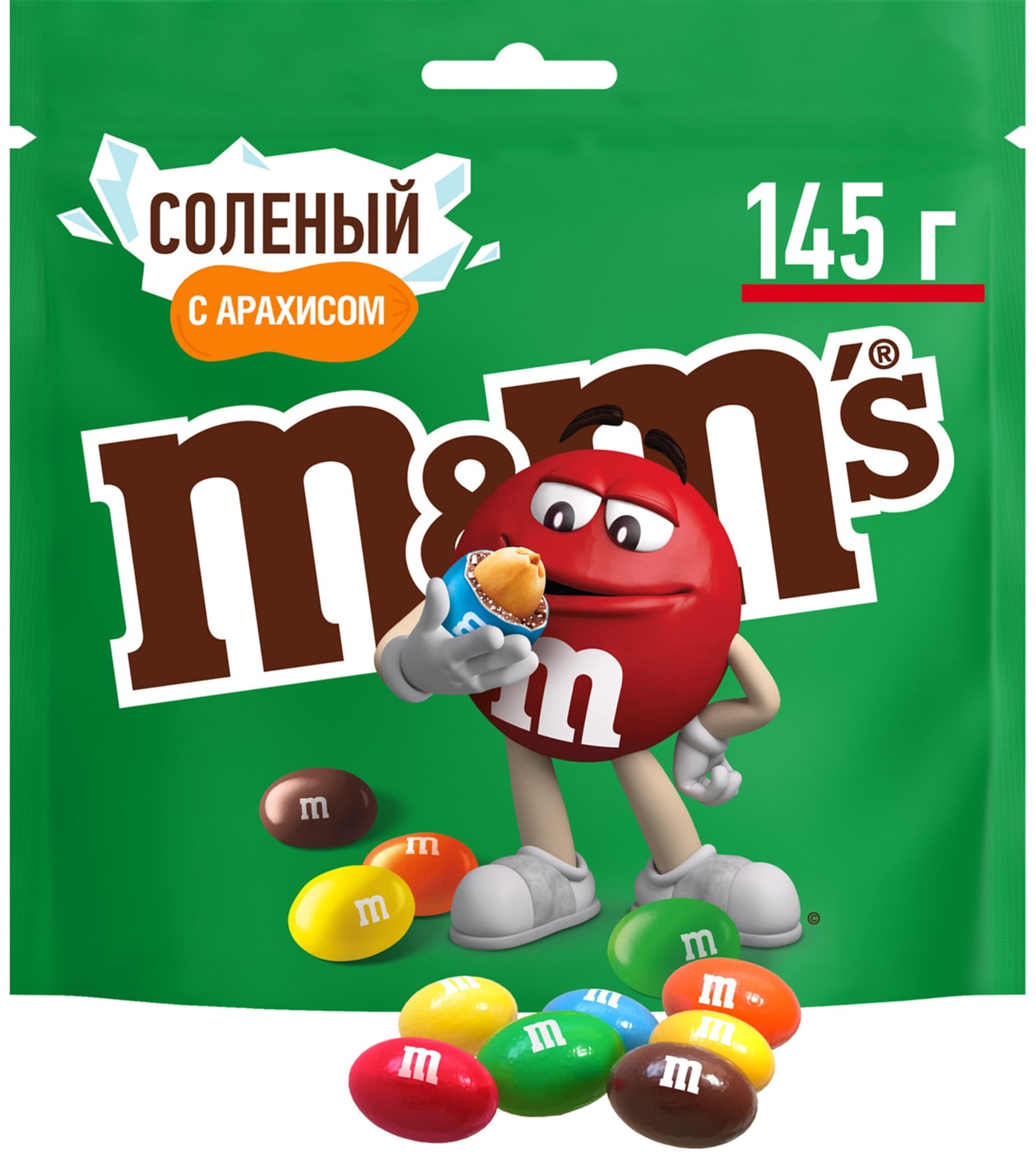 Изображение товара Конфеты M&M'S Драже с соленым арахисом и молочным шоколадом для компании 145г
