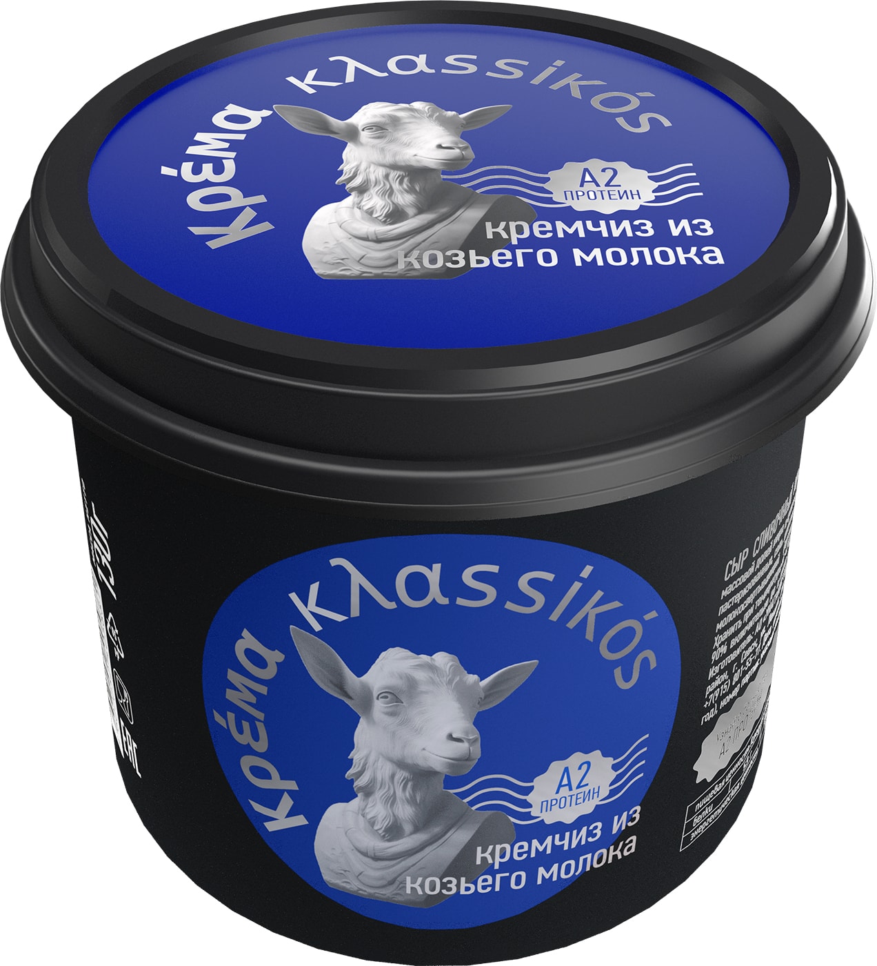 Изображение товара Кремчиз Klassikos козий 70% - натуральный мягкий сыр 130г