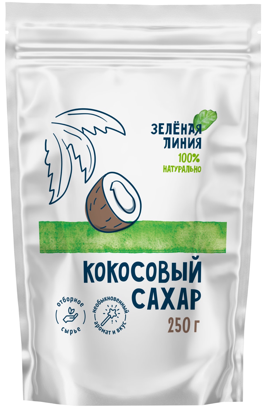 Изображение товара Сахар Зеленая Линия кокосовый 250г