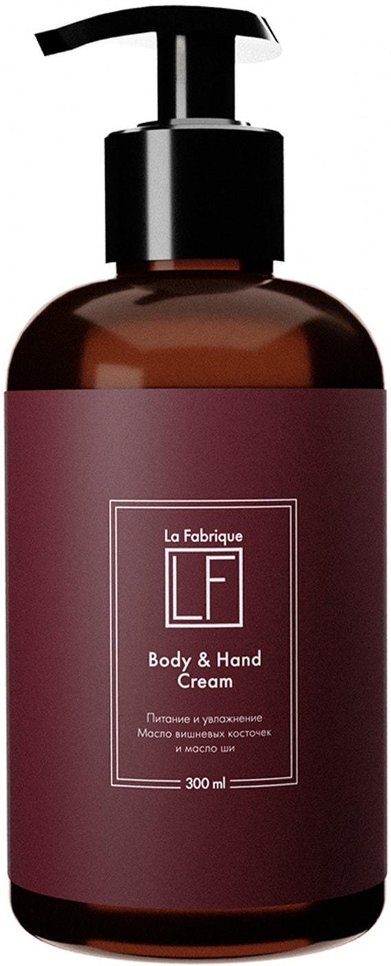 Изображение товара Крем для рук La Fabrique Body & Hand Cream с ароматом табака и вишни 300 мл