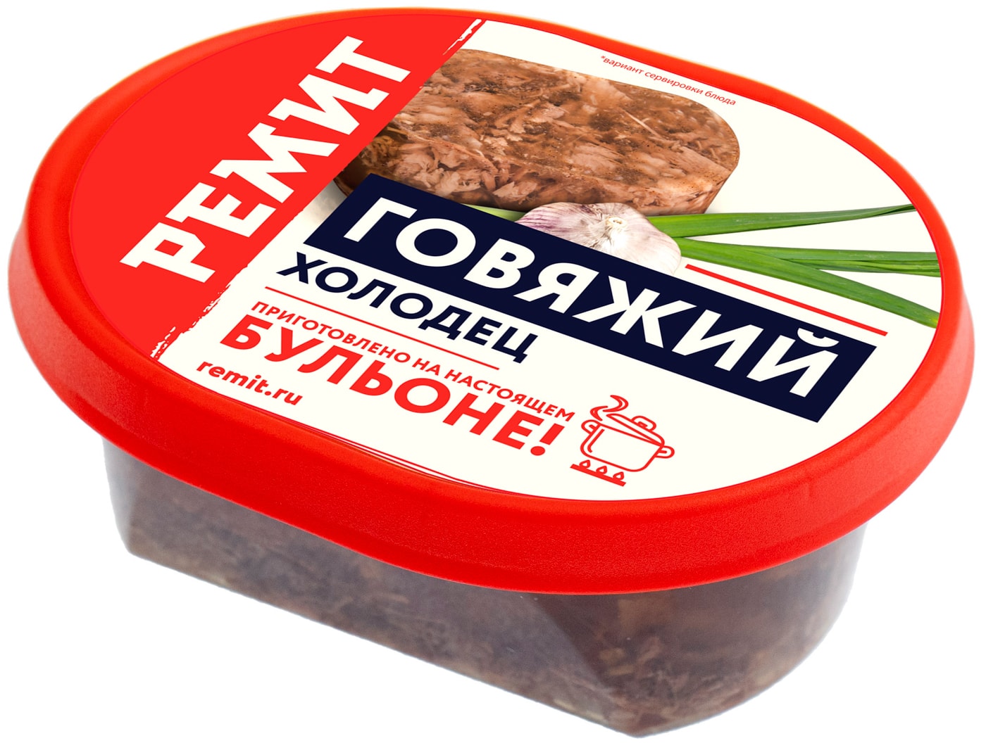 Изображение товара Холодец Ремит Говяжий 300г - натуральное мясное блюдо