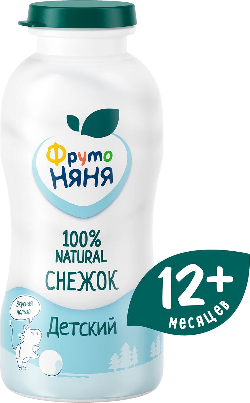 Изображение товара Снежок ФрутоНяня 2% кисломолочный продукт с 12 месяцев 200г