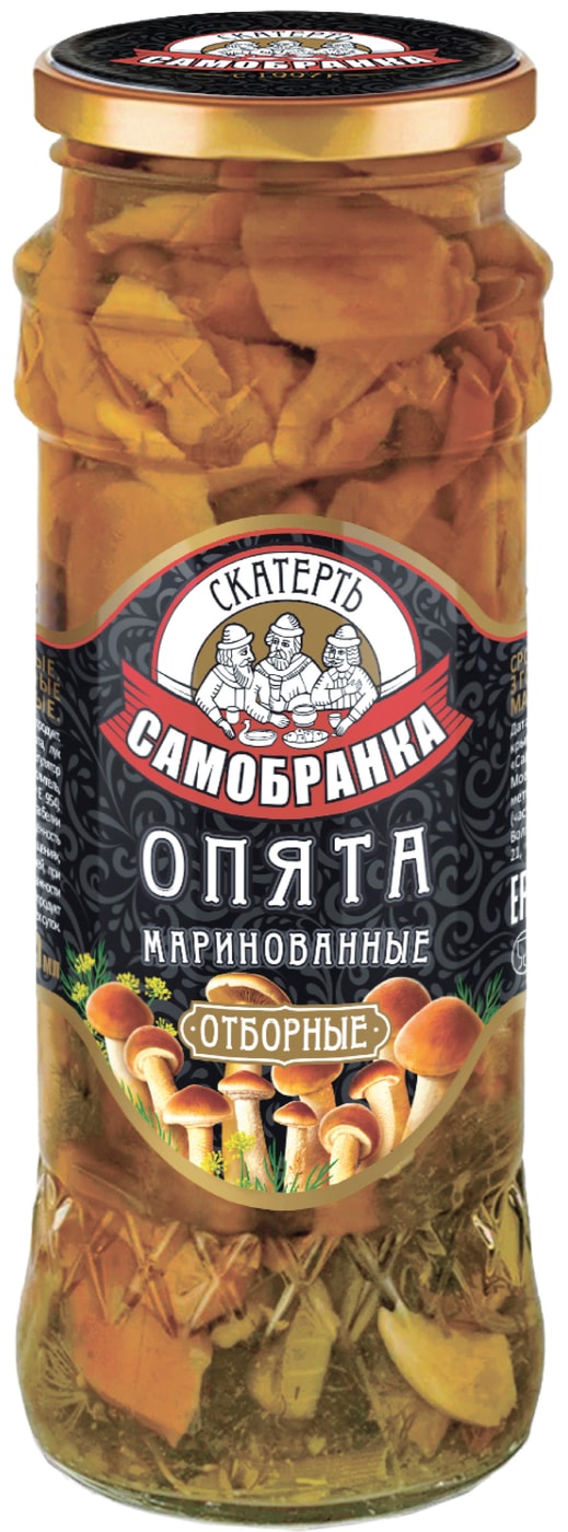 Изображение товара Грибы Скатерть-самобранка Опята маринованные 370мл