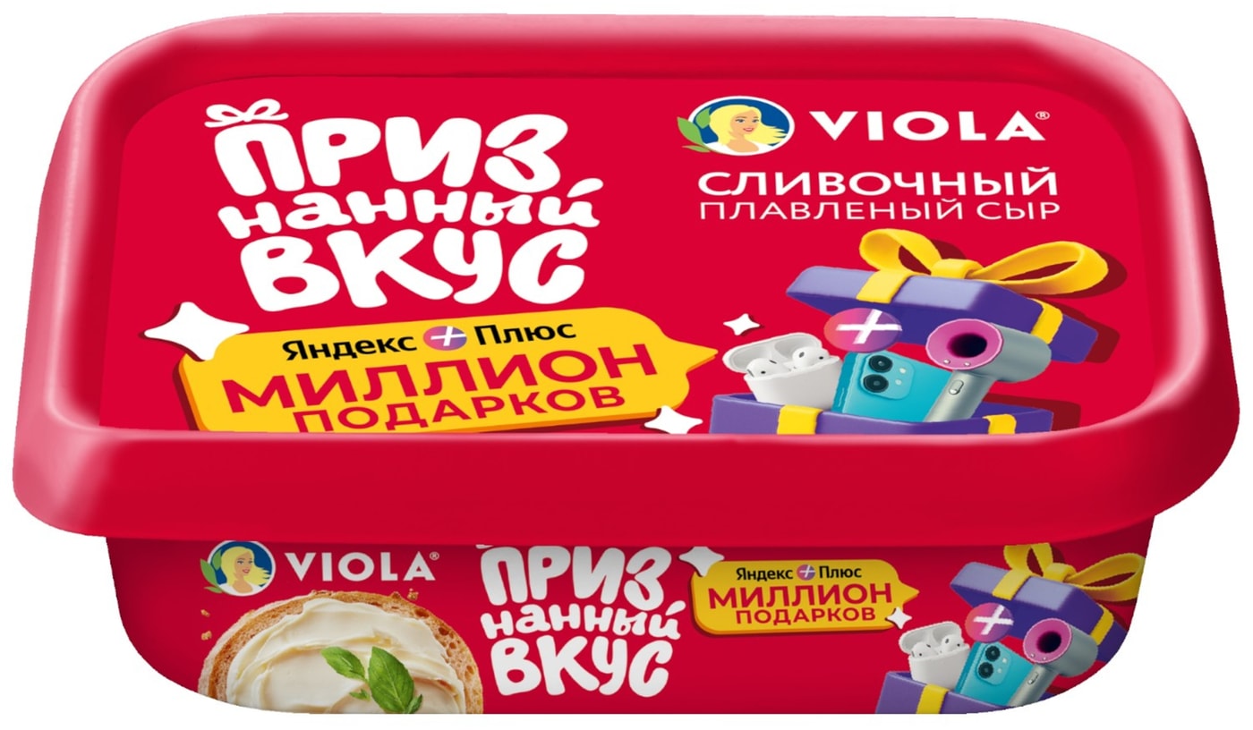 Изображение товара Сыр плавленый Viola Сливочный 50% 200г