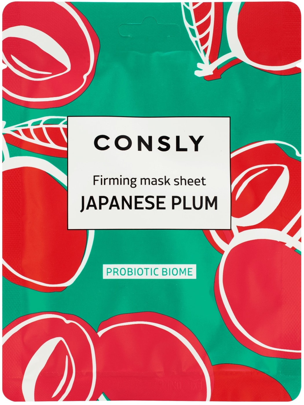 Изображение товара Маска для лица Consly с экстрактом японской сливы антивозрастная тканевая 25мл