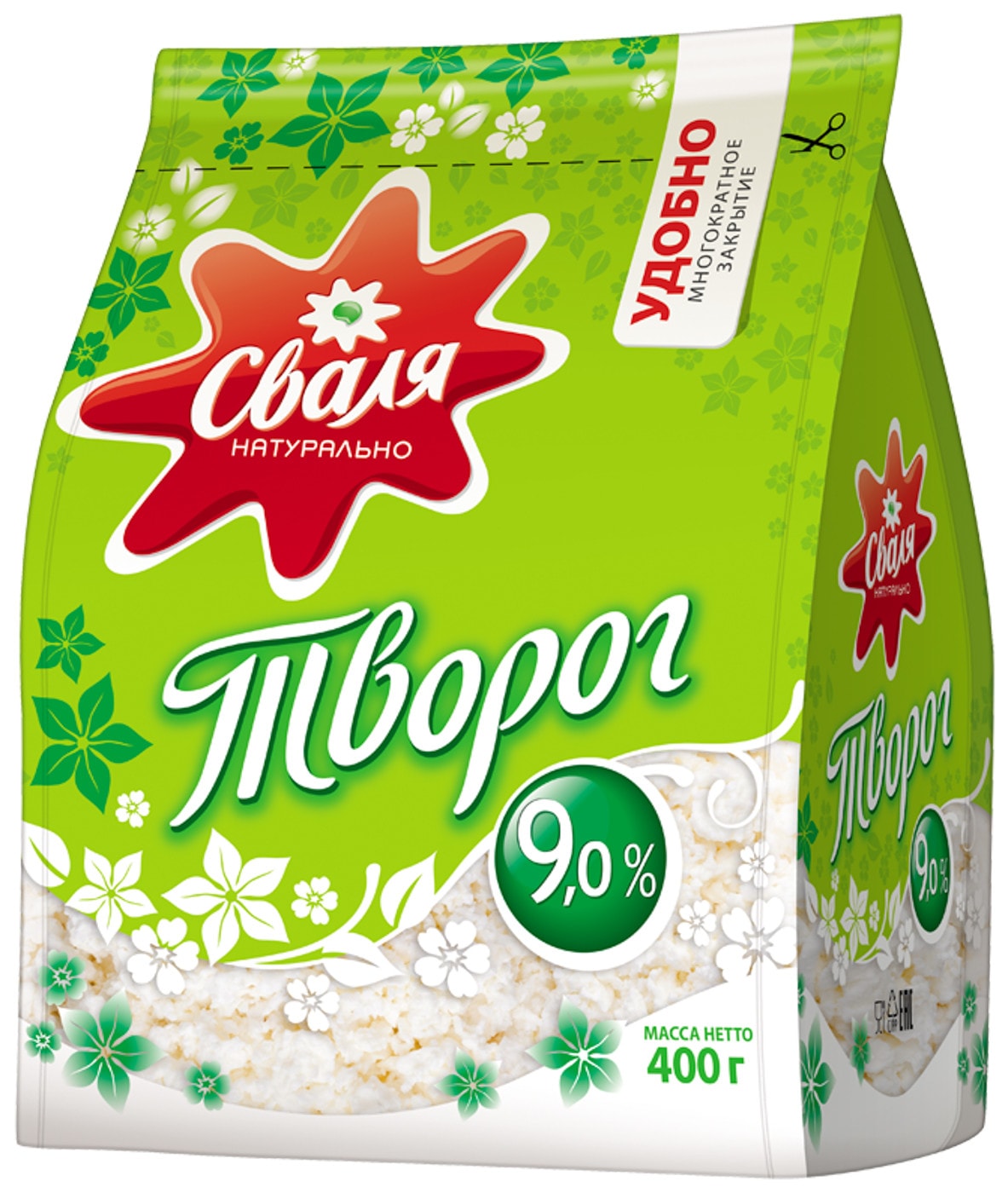 Изображение товара Творог Сваля 9% 400г