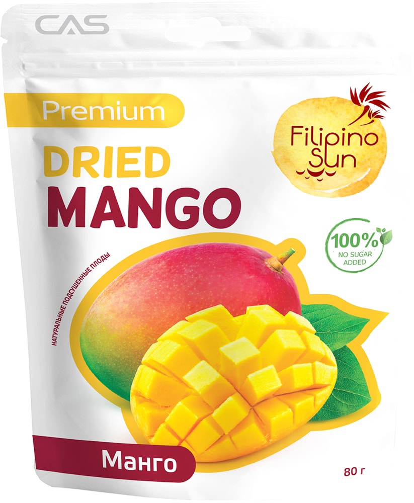 Изображение товара Манго Filipino Sun сушеное 80г