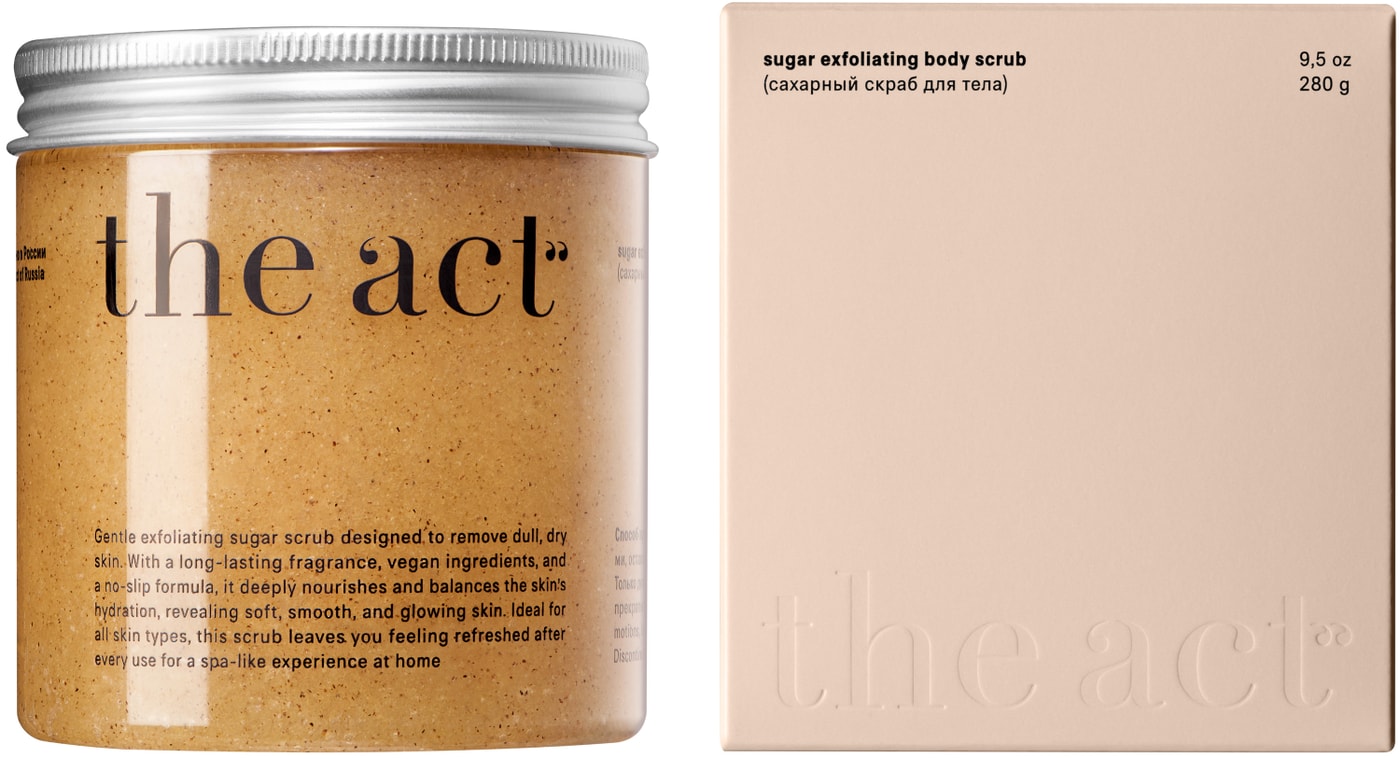 Изображение товара The Act Сахарный кокосовое печенье Скраб 280 г