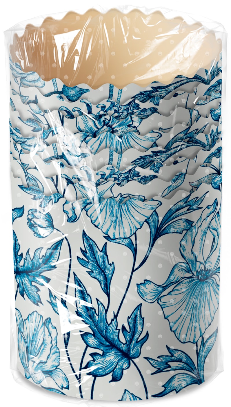 Изображение товара Набор пасхальный Домашняя кухня Формы для кулича бумажные 60*70мм 8шт в ассортименте