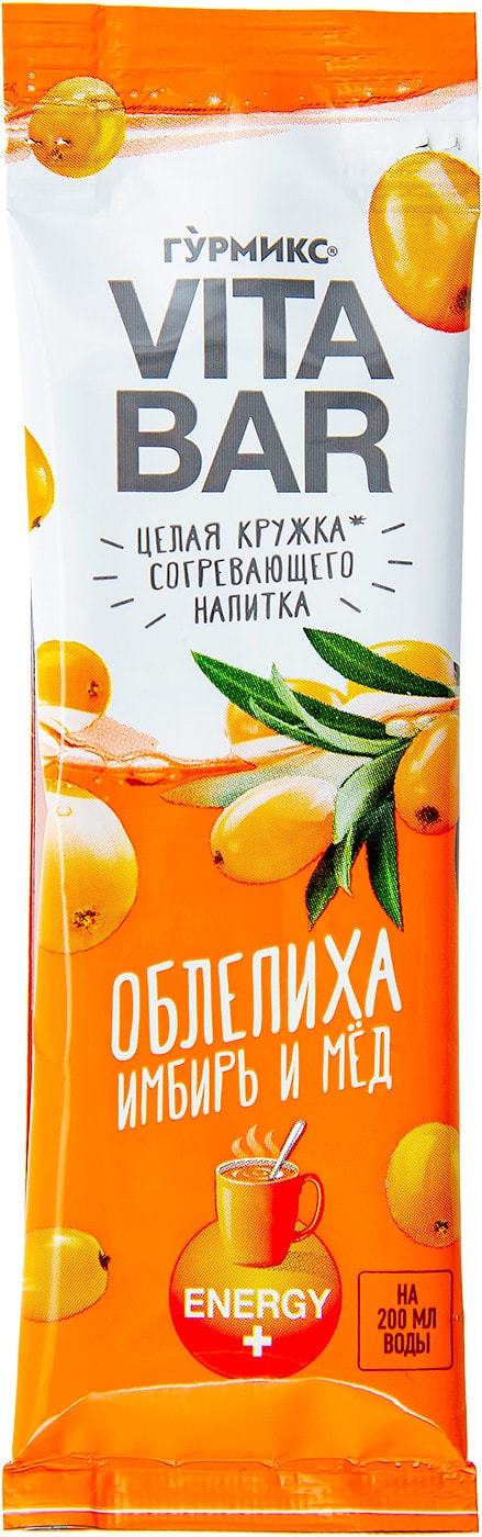Изображение товара Основа для напитка Гурмикс Облепиха Имбирь и Мед 25мл