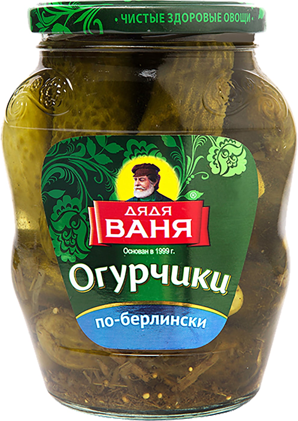 Изображение товара Огурчики Дядя Ваня маринованные По-Берлински 680г
