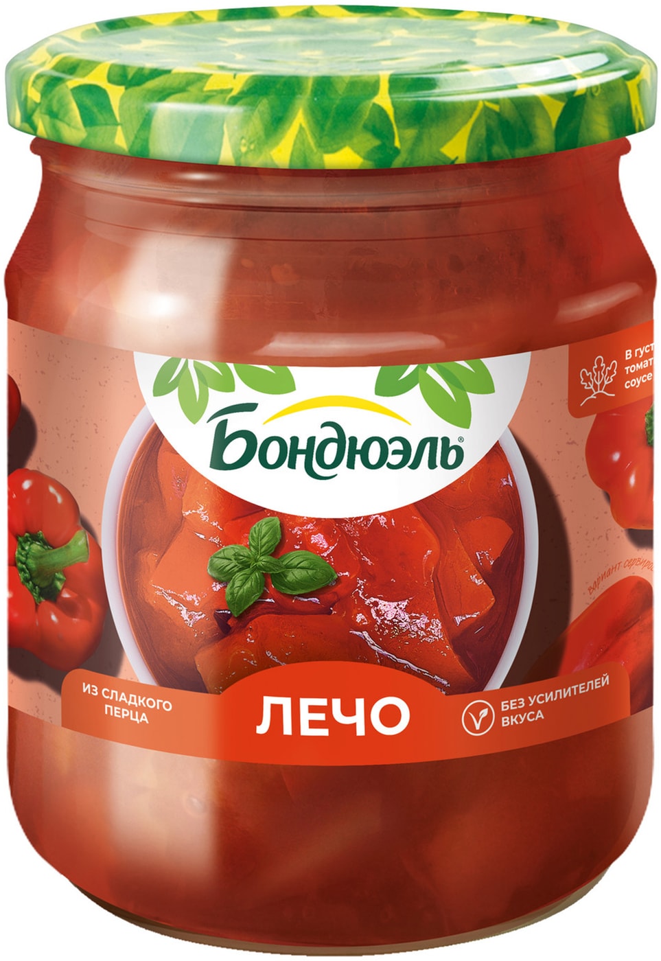 Изображение товара Лечо Bonduelle из красного перца в томатном соусе 520 г без консервантов