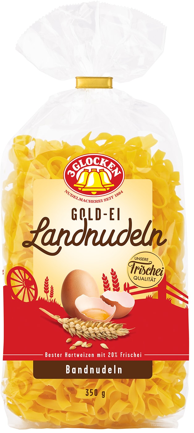 Изображение товара Лапша 3 Glocken Gold-Ei короткая прямая 350г