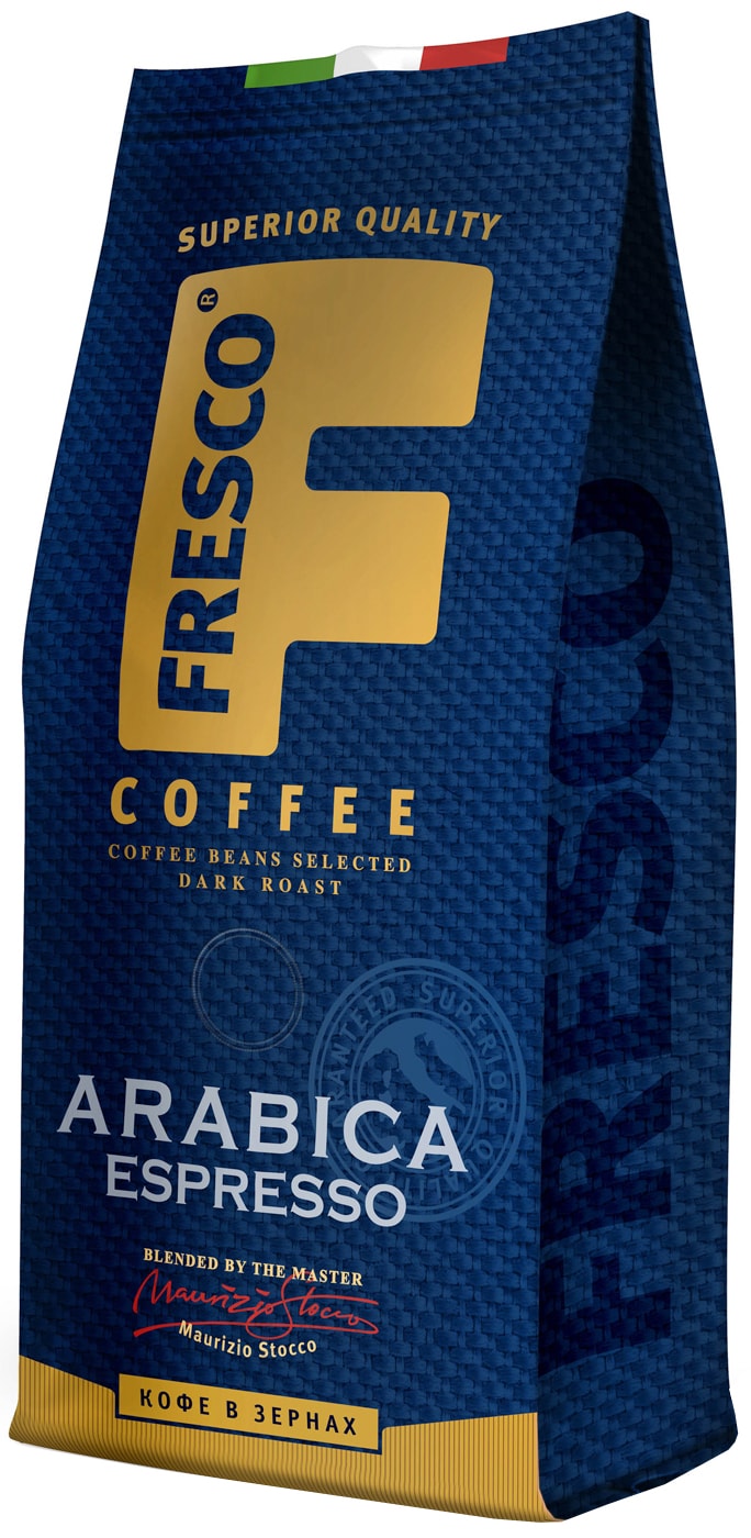 Изображение товара Fresco Arabica Espresso — кофейные зерна, темная обжарка, 200 г