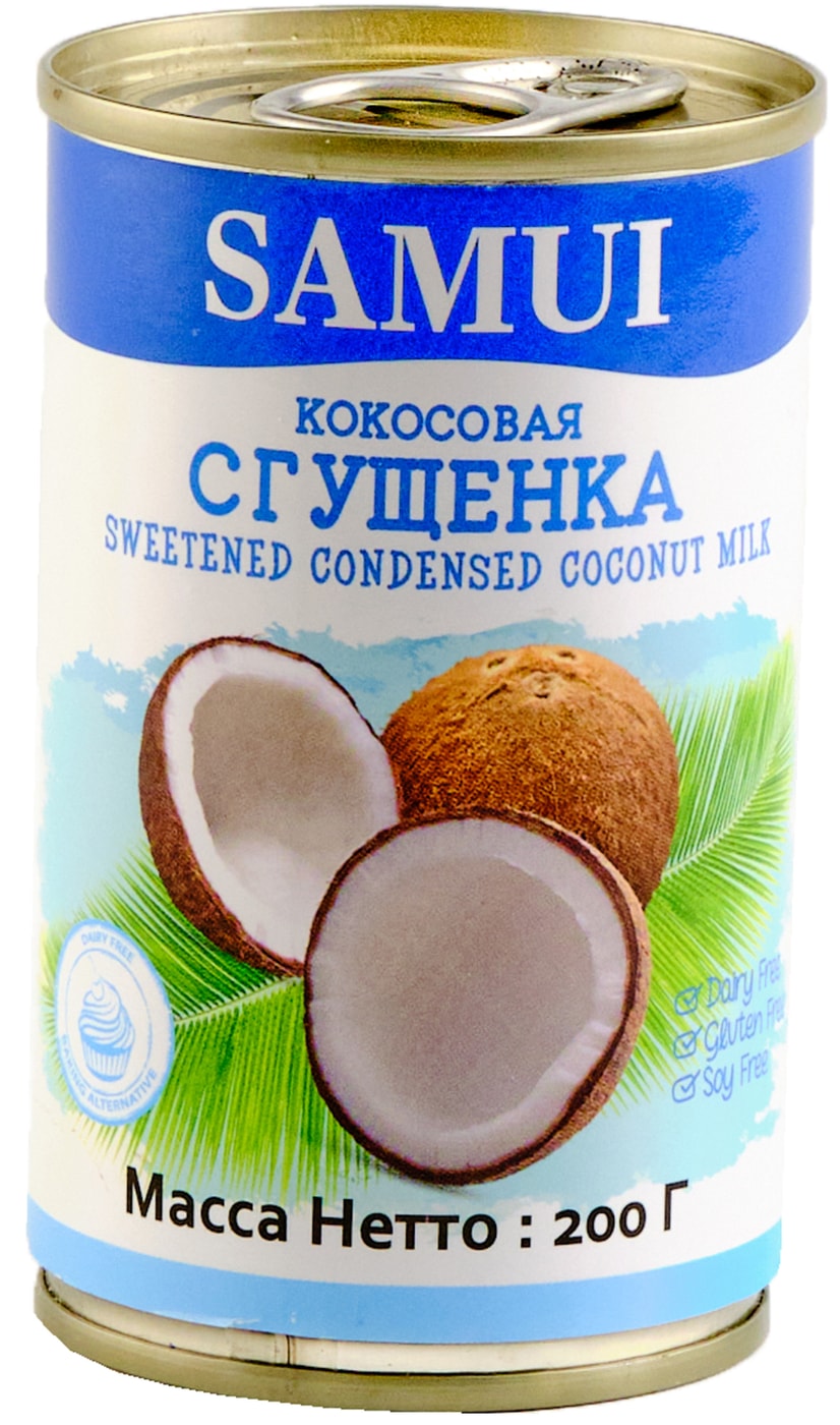 Изображение товара Кокосовая сгущенка Samui 200г растительный десерт без лактозы
