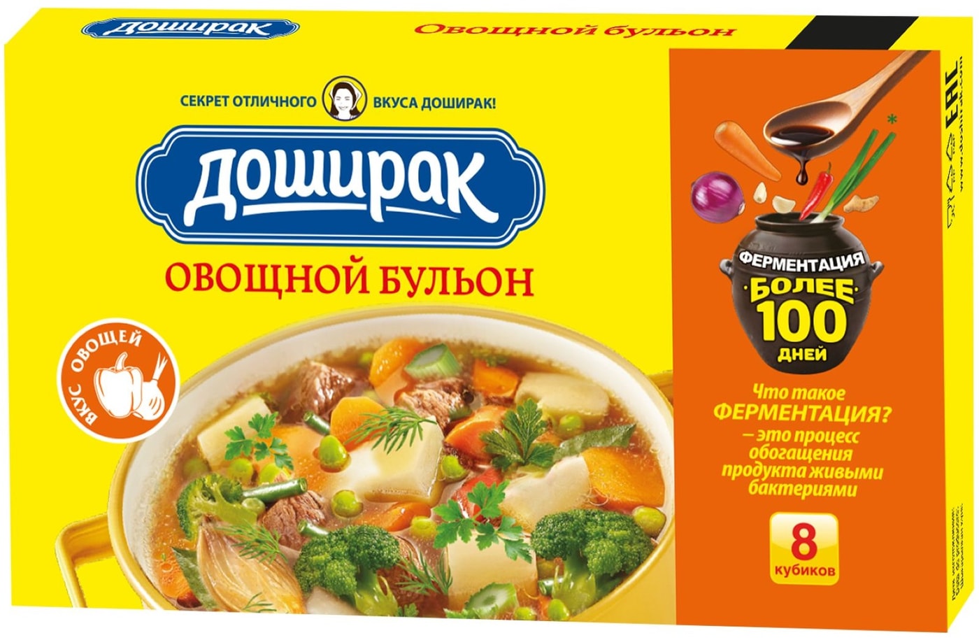 Изображение товара Бульон Доширак овощной 80г