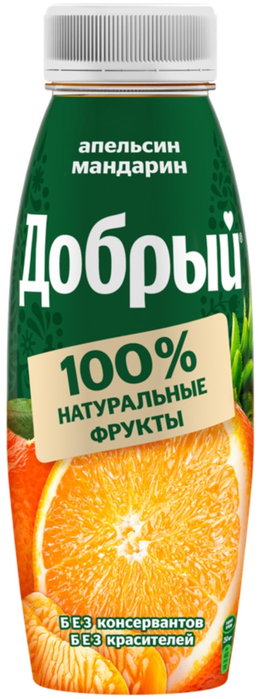 Изображение товара Напиток Добрый Апельсин-Мандарин сокосодержащий 300мл