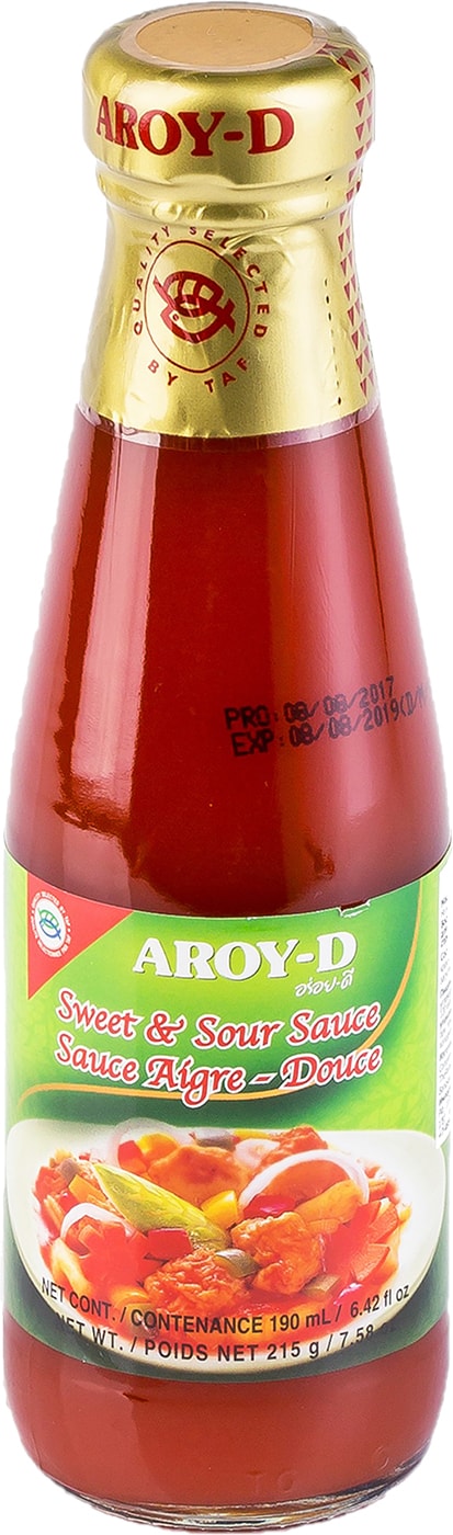 Изображение товара Соус Aroy-D Кисло-сладкий 215г