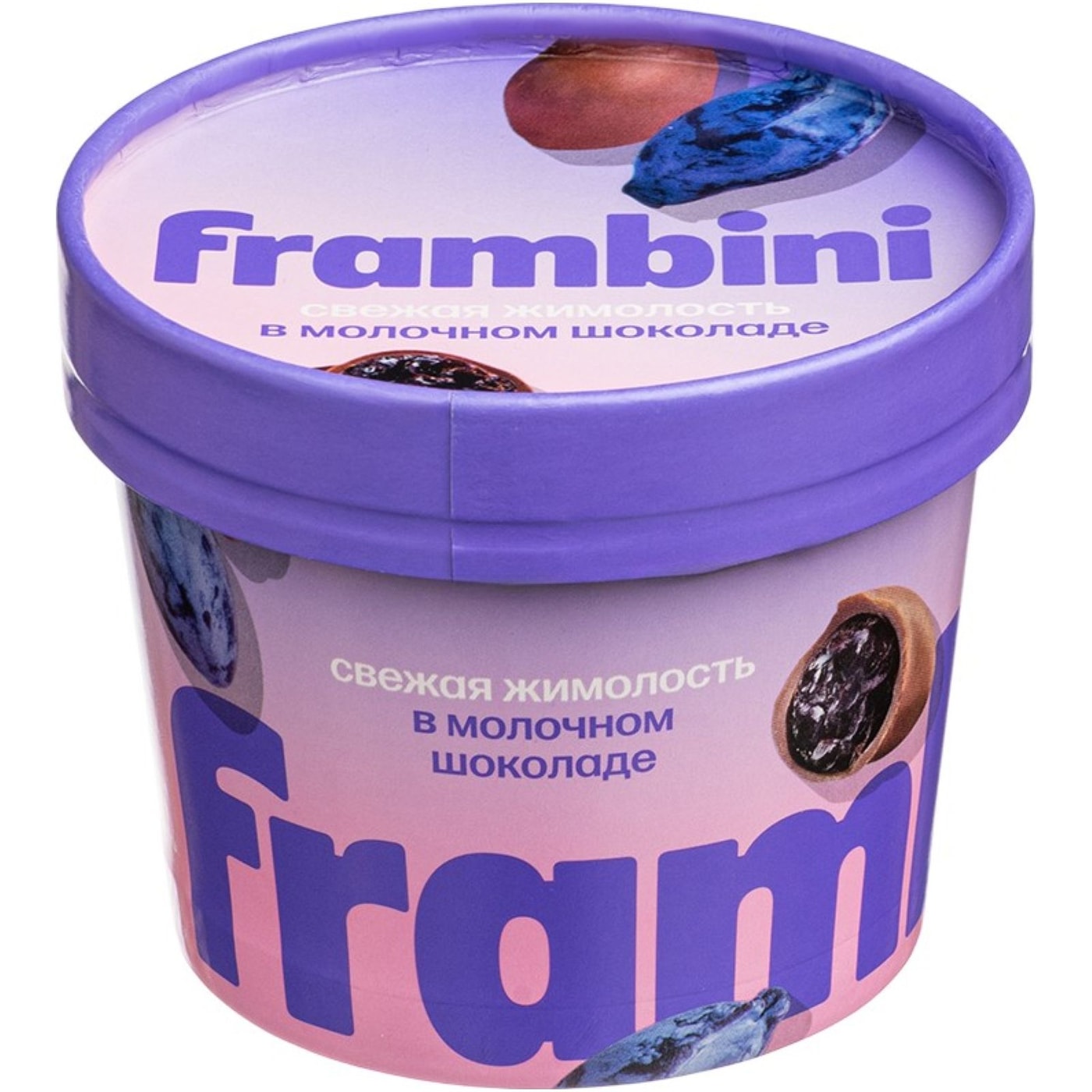 Изображение товара Жимолость Frambini в молочном шоколаде 130 г - замороженный десерт с натуральной жимолостью