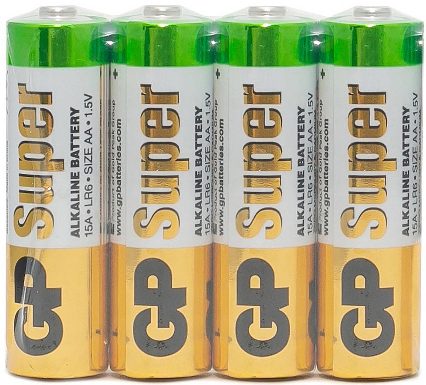 Изображение товара Батарейки GP Super 15A RS-2SB4 AA 1.5В 4шт