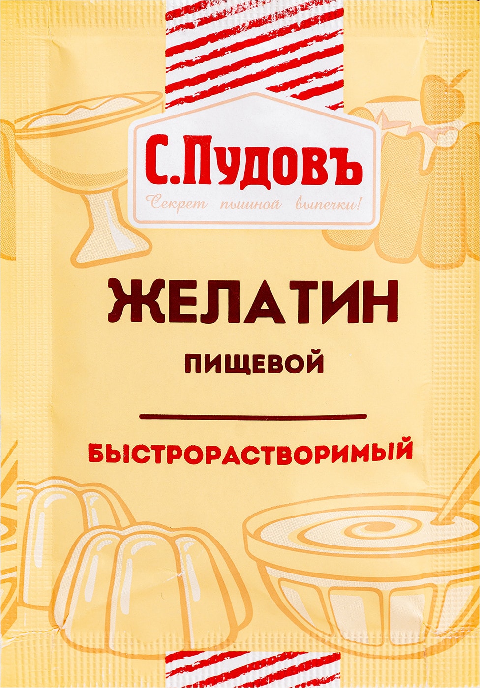 Изображение товара Желатин С.Пудовъ пищевой 10г