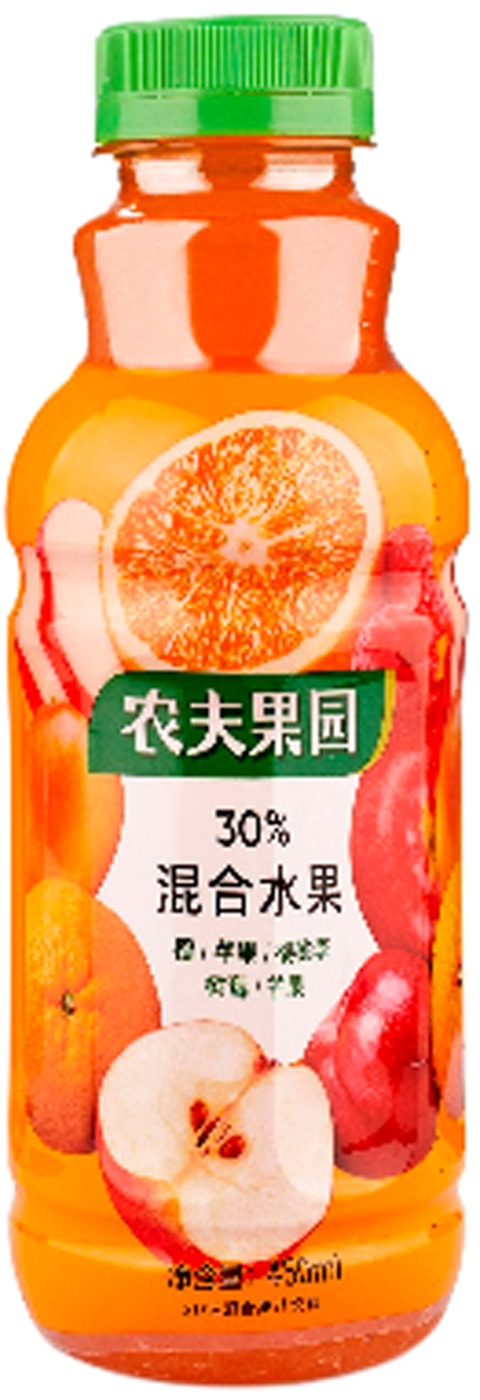 Изображение товара Напиток Фермерский сад Апельсин яблоко алыча малина манго 450мл натуральный фруктовый сок