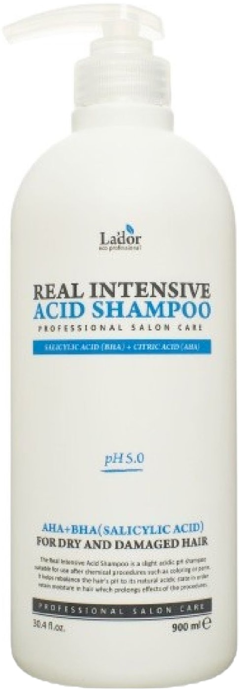 Изображение товара [Шампунь] LaDor Real Intensive Acidic [для сухих и поврежденных волос] 900 мл