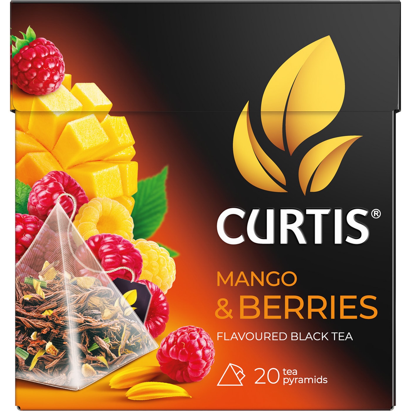 Изображение товара Чай черный Curtis Mango & Berries 20*1.7г