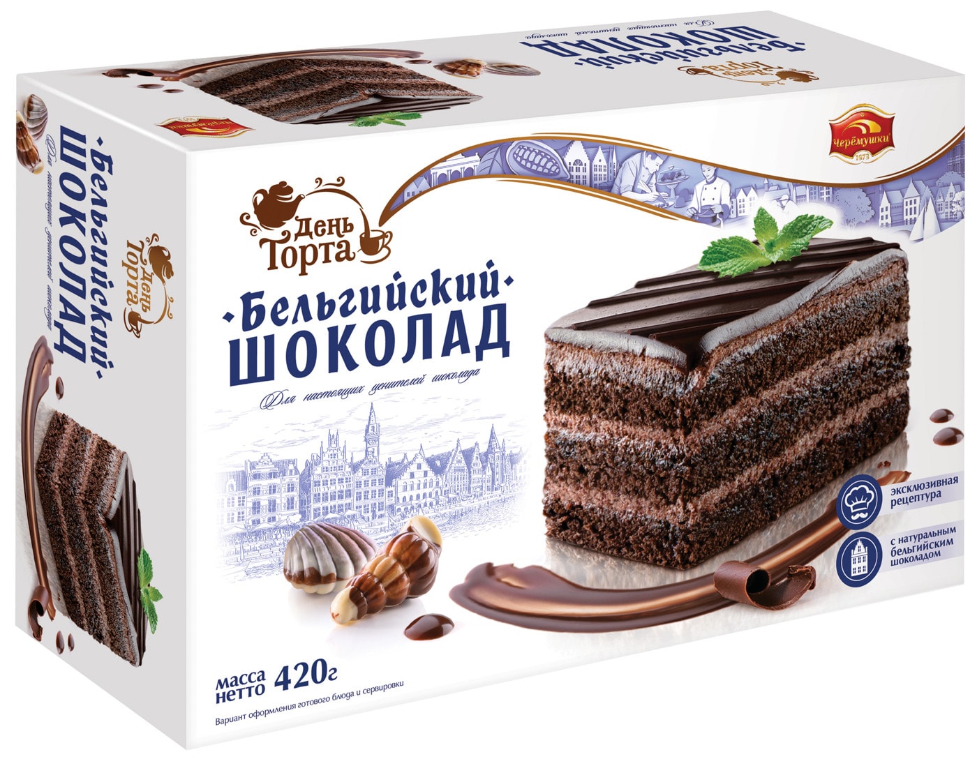 Изображение товара Торт День торта Бельгийский шоколад 420г