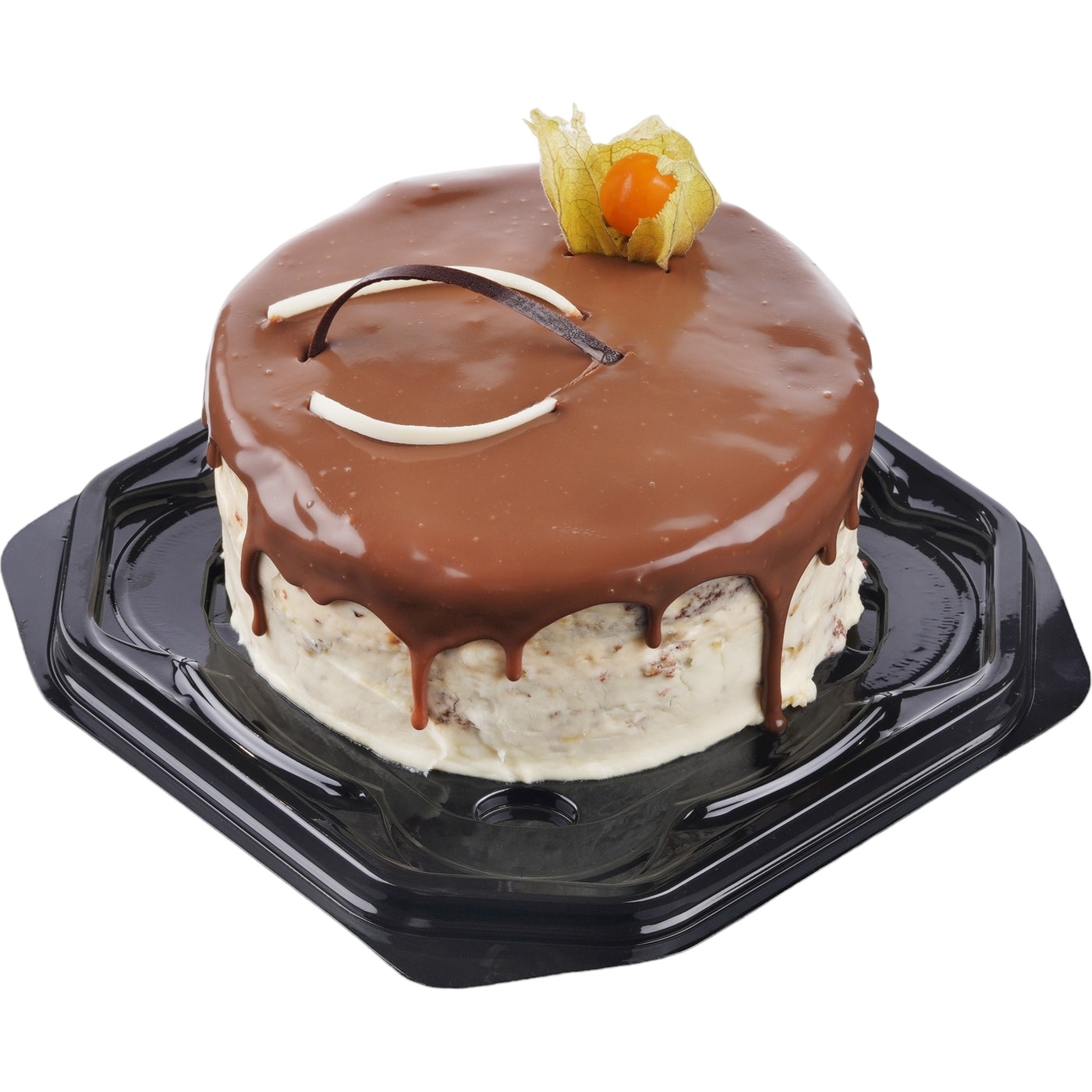 Изображение товара Торт Королевский 550 г - натуральный шоколадный десерт с орехами и ягодами