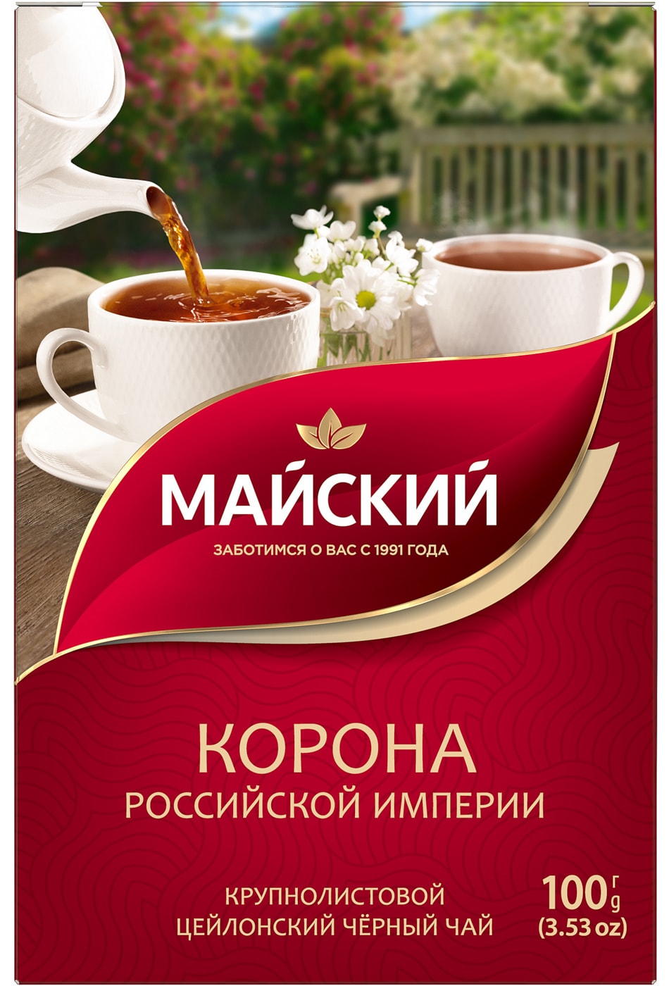Изображение товара Чай черный Майский Корона Российской Империи 100г